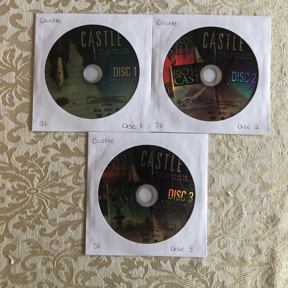 Castle Seasons 1-6 DVDs